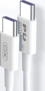 Kabel USB XO USB-C - USB-C 1 m Biały (GSM111848) 2