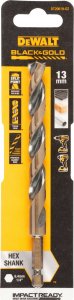 Wiertło Dewalt wiertło 13.0mm black and gold hex 3