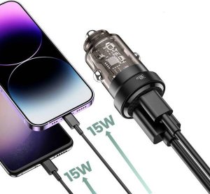 Ładowarka Tech-Protect Ładowarka samochodowa Tech-protect CC30W 2-port Car Charger PD 30W QC 3.0 Black 2