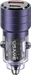 Ładowarka Usams Ładowarka samochodowa USAMS C36 USB-A+USB-C 95W Fast Charge fioletowy/purple (US-CC176) 19