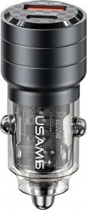 Ładowarka Usams Ładowarka samochodowa USAMS C36 USB-A+USB-C 95W Fast Charge czarny/black (US-CC176) 1