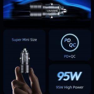 Ładowarka Usams C36 1x USB-A 1x USB-C 3 A  (USA966) 10