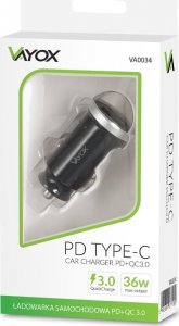 Ładowarka Vayox Ładowarka samochodowa PD + USB-A QuickCharge 3.0 VA0034 Vayox 5