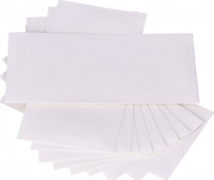 Koperta ozdobna DL 110x220mm jasnobeżowy K. 10szt 1