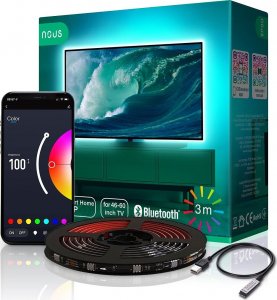 Nous Taśma LED Smart RGB 3m TV LED Strip Nous F8 Darmowa dostawa od 99 zł! 1