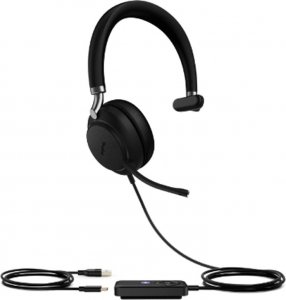 Słuchawka Yealink Yealink UH38 Zestaw słuchawkowy Przewodowy i Bezprzewodowy Opaska na głowę Połączenia/muzyka USB Type-C Bluetooth Czarny 1