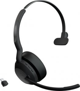 Słuchawka Jabra Jabra Evolve2 55 Zestaw słuchawkowy Bezprzewodowy Opaska na głowę Biuro/centrum telefoniczne Bluetooth Czarny 1