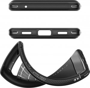 Spigen Etui ochronne na telefon Spigen Rugged Armor do Google Pixel 7a Matte Black 10