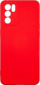 Beline Beline Etui Silicone Oppo Reno 6 5G czerwony /red 1