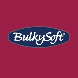 Bulkysoft Serwetki BulkySoft 24x24cm 2w celulozowe bordowe (100) 2