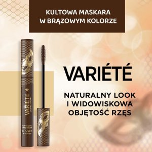 EVELINE_Variete Lashes Show pogrubiająco-wydłużający tusz do rzęs Brown 10ml 3