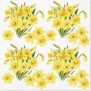 Art-Pol Pl Serwetki Daffodils Bouquets 1