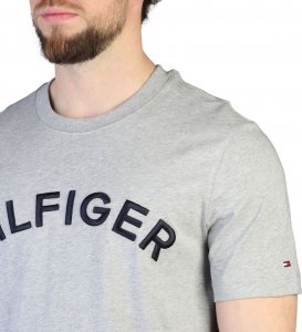 Tommy Hilfiger T-shirty marki Tommy Hilfiger model MW0MW30055 kolor Szary. Odzież Męskie. Sezon: Wiosna/Lato L 3