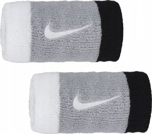 Nike Football Frotka na rękę Swoosh szaro-czarna 2 szt. N0001586016OS 1
