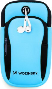 Wozinsky Opaska na telefon do biegania armband niebieska Opaska na telefon do biegania armband niebieska 2