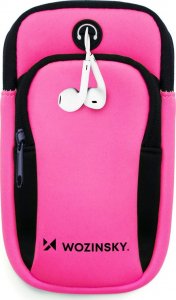 Wozinsky Opaska na telefon do biegania armband różowa Opaska na telefon do biegania armband różowa 2
