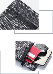 Hurtel Opaska na ramię do biegania ćwiczeń fitness armband brązowy Opaska na ramię do biegania ćwiczeń fitness armband brązowy 7