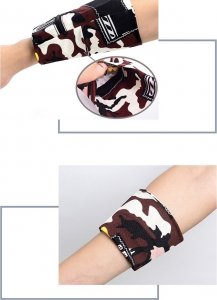 Hurtel Opaska na ramię do biegania ćwiczeń fitness armband moro niebieski Opaska na ramię do biegania ćwiczeń fitness armband moro niebieski 8