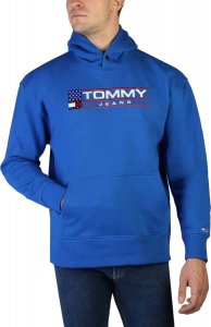 Tommy Hilfiger Bluzy marki Tommy Hilfiger model DM0DM15685 kolor Niebieski. Odzież Męskie. Sezon: Wiosna/Lato XL 1