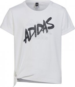 Adidas Koszulka adidas Dance Knotted Tee girls Jr HR5818 1