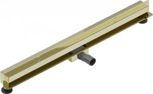 Mexen Flat Wall odpływ liniowy ścienny 2w1 100 cm, złoty - 1530100 5