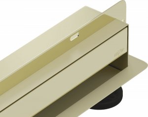 Mexen Mexen Flat Wall odpływ liniowy ścienny 2w1 120 cm, złoty - 1530120 1