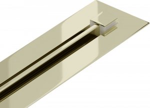 Mexen Mexen Flat 360 Super Slim odpływ liniowy obrotowy 60 cm, złoty - 1551060 1