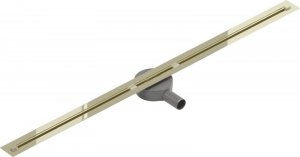 Mexen Mexen Flat 360 Super Slim odpływ liniowy obrotowy 140 cm, złoty - 1551140 4