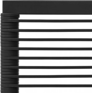 vidaXL 4-cz. zestaw wypoczynkowy do ogrodu, czarno-szary, rattan PE 6