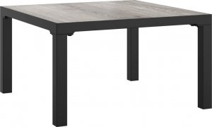 vidaXL 9-cz. zestaw wypoczynkowy do ogrodu, czarno-szary, rattan PE 8