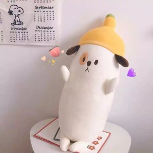 myHomelife Maskotka pluszak Banana Dog bananowy piesek 60cm 1