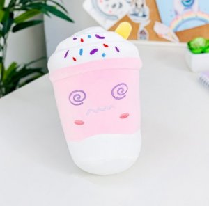 myHomelife Maskotka pluszak mały milk shake truskawkowy 7