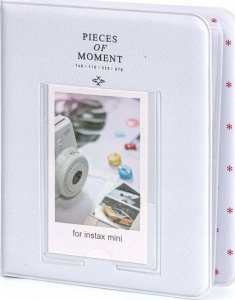 LoveInstant Album na Zdjęcia 64 szt. do Fujifilm INSTAX Mini 12 11 40 9 8 7s EVO LiPlay Link 2 SE / Pastelowy Biały 4
