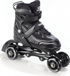 Rolki Croxer Optima rekreacyjne regulowane czarne r. 35-38 6