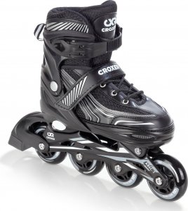 Rolki Croxer Optima rekreacyjne regulowane czarne r. 39-42 2