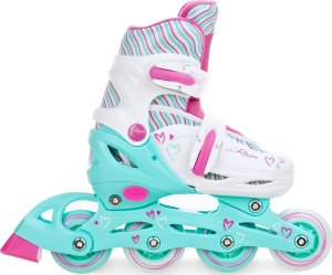 Rolki Raven Inlineskates Loret Mint rekreacyjne regulowane białe r. 27-30 3