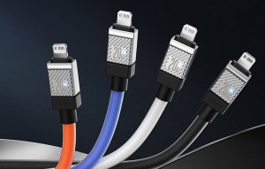 Kabel USB Baseus USB-C - Lightning 2 m Biały (CAKW000102) 11