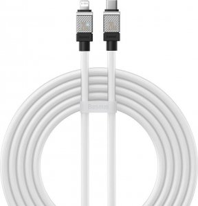 Kabel USB Baseus USB-C - Lightning 2 m Biały (CAKW000102) 12