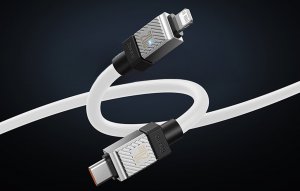 Kabel USB Baseus USB-C - Lightning 2 m Biały (CAKW000102) 13