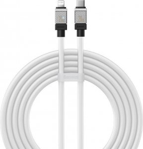 Kabel USB Baseus USB-C - Lightning 2 m Biały (CAKW000102) 9