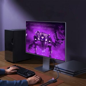 Adapter AV Baseus Adapter HDMI Baseus 2w1 z kablem 1m (czarny) 11