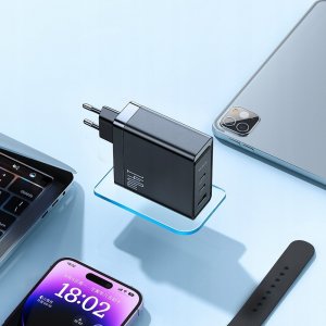Ładowarka Mcdodo Ładowarka sieciowa GaN 140W CH-2913 2x USB-C, USB-A (czarny) 6