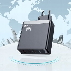 Ładowarka Mcdodo Ładowarka sieciowa GaN 140W CH-2913 2x USB-C, USB-A (czarny) 7