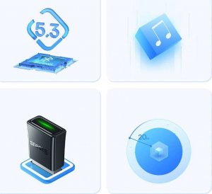 Adapter bluetooth Baseus BA07 czarny 2