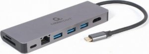 HUB USB Gembird I/O ADAPTER USB-C TO HDMI/USB3/5IN1 A-CM-COMBO5-05 GEMBIRD 1