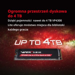 Dysk SSD Patriot VP4300 Lite 1TB M.2 2280 PCI-E x4 Gen4 NVMe (VP4300L1TBM28H) 9