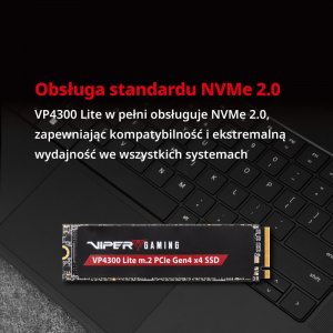 Dysk SSD Patriot VP4300 Lite 2TB M.2 2280 PCI-E x4 Gen4 NVMe (VP4300L2TBM28H) 6