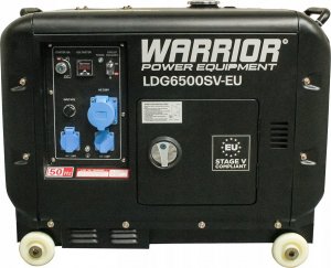 Agregat Champion Warrior EU 5500 Watt Silent Diesel Single Phase Generator With Electric Stary C/W ATS Socket 1