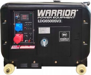 Agregat Champion Warrior EU 5500 Watt Silent Diesel Three Phase Generator With Electric Start C/W ATS Socket 1