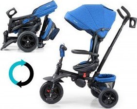 Milly Mally Rowerek trójkołowy Stanley Rubber Granatowo-Czarny 7